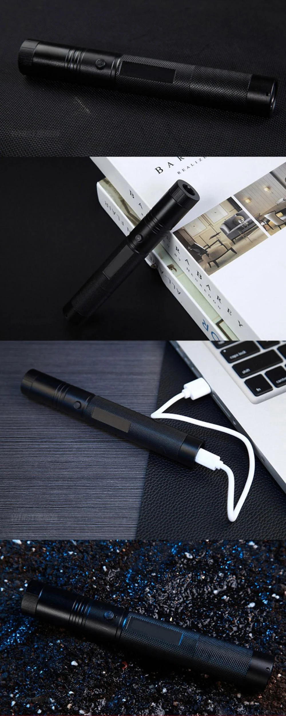 USB Purple Laser Pointer