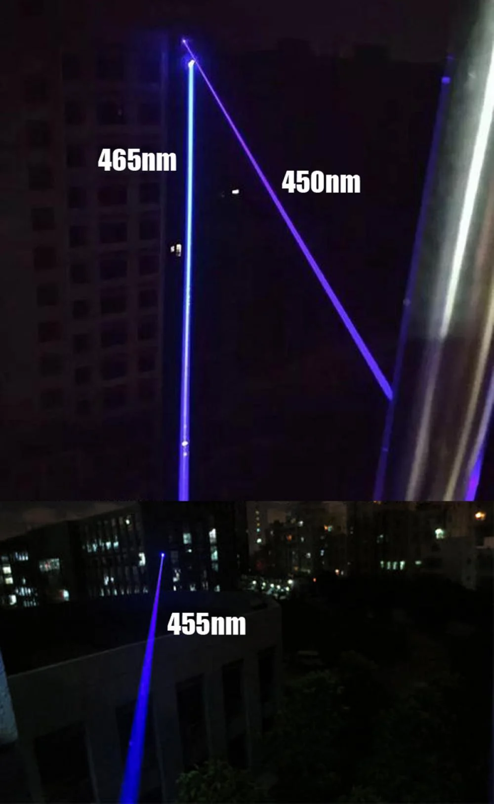Blue Laser Pointer 450nm / 455nm / 465nm