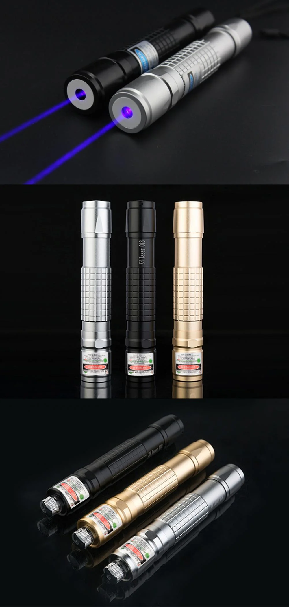 Waterproof Blue Laser Pointer 