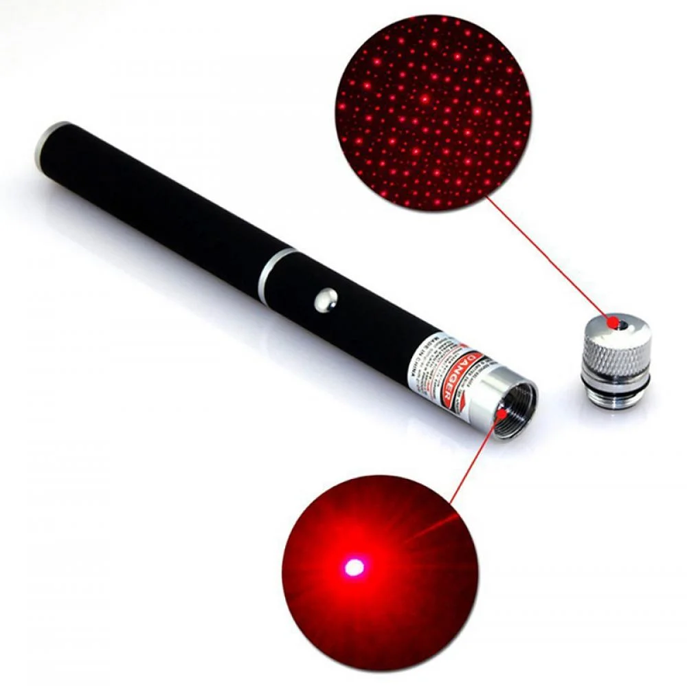Red Laser Pen with Caps