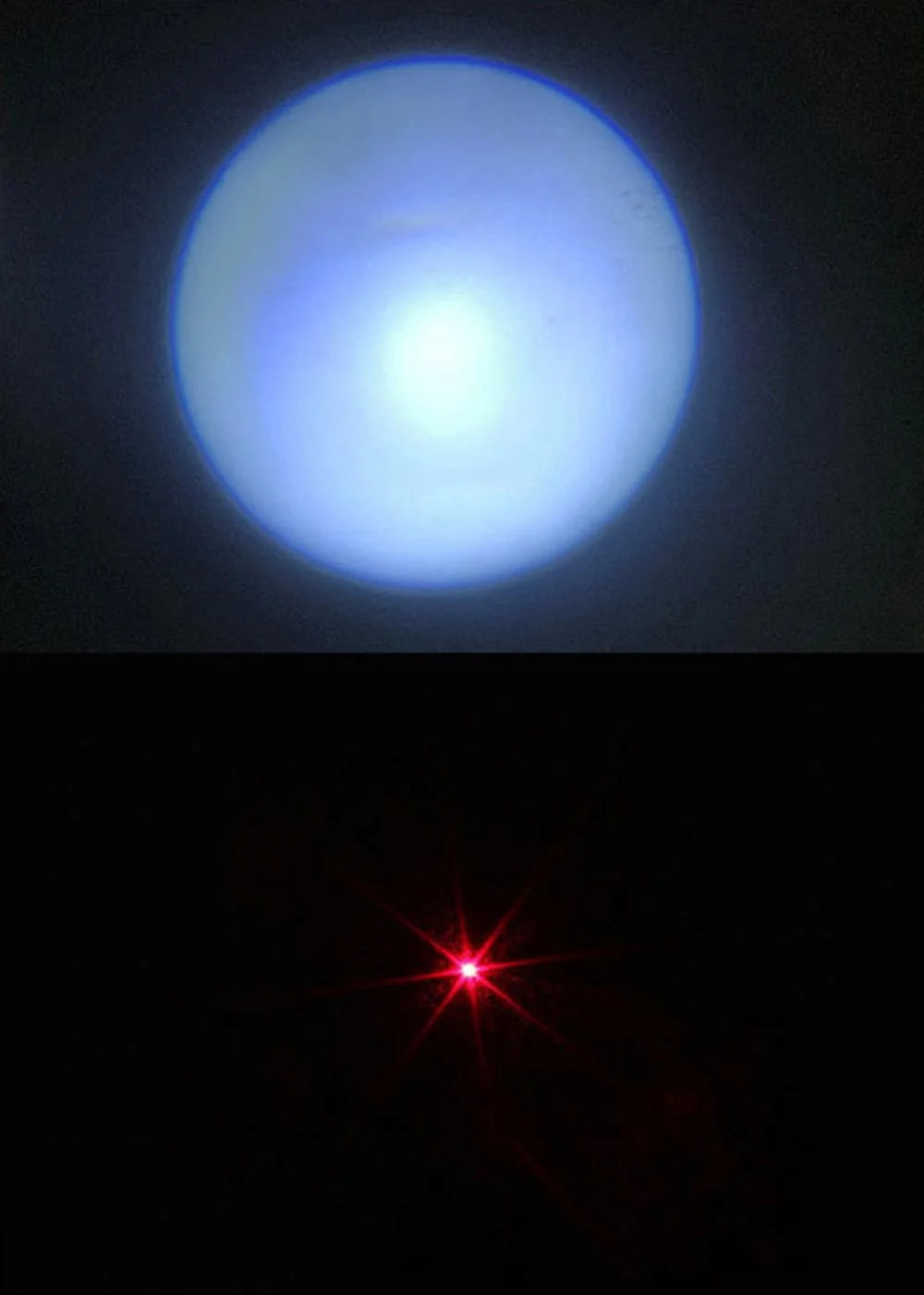 Laser Pointer with Flashlight
