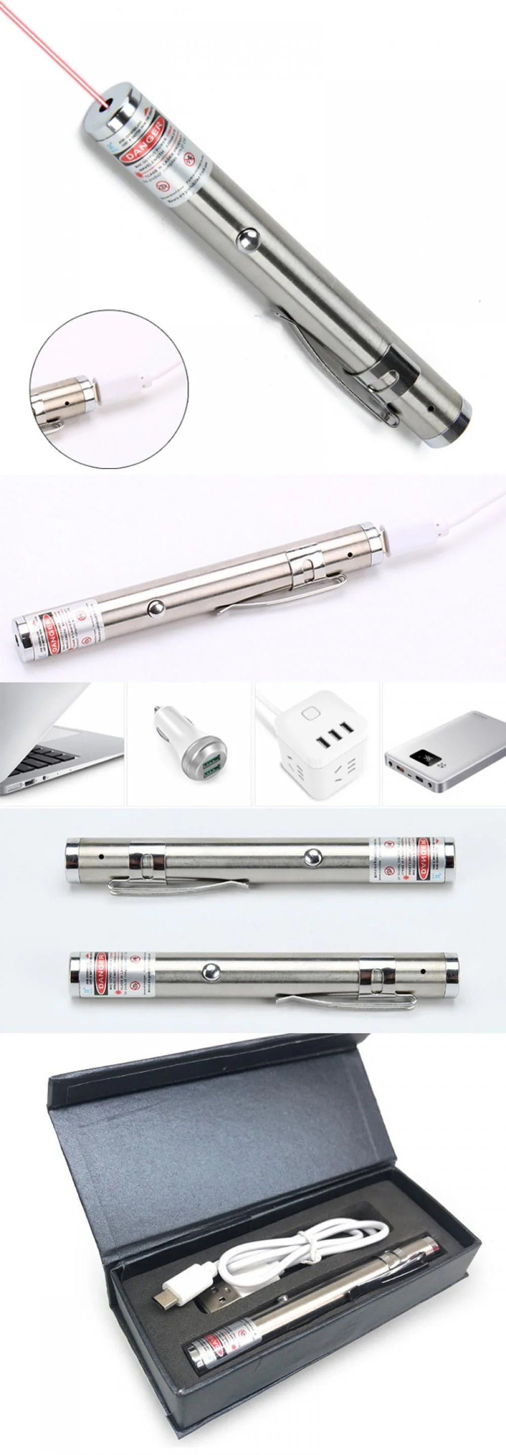 Cheap USB Red Laser Pen