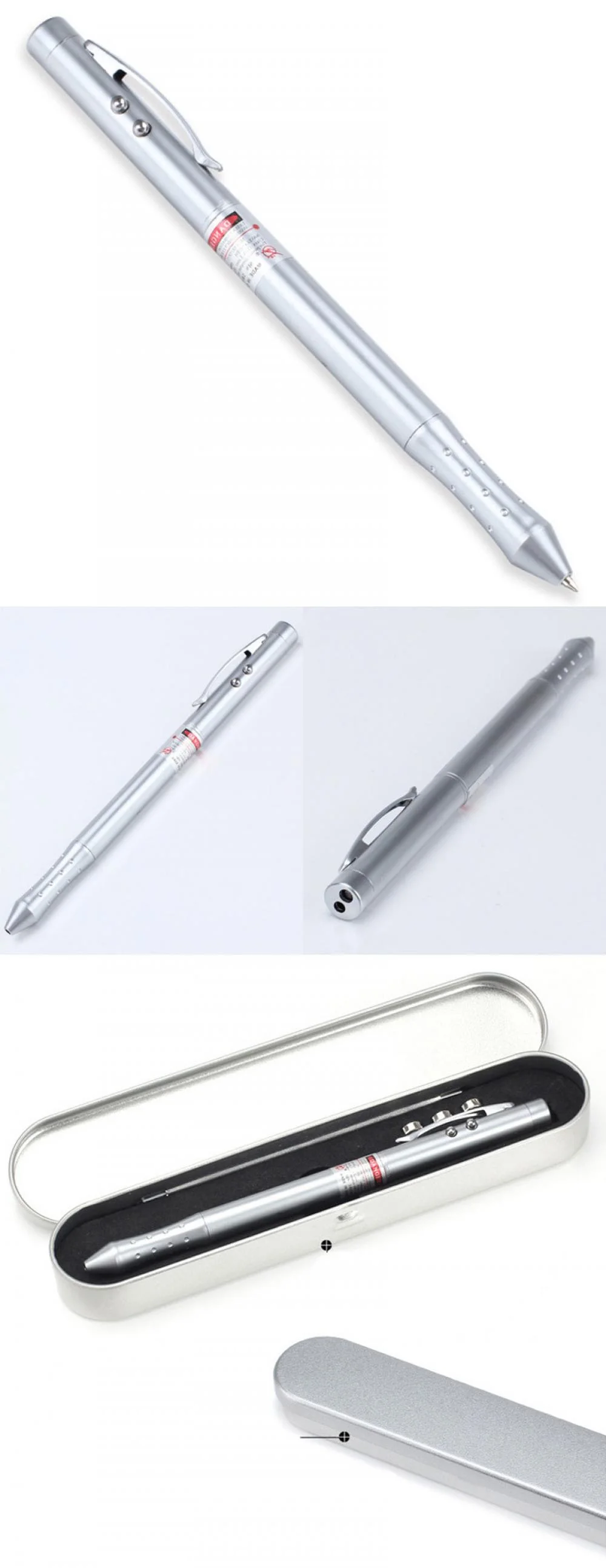 Red Laser Pen with LED Light