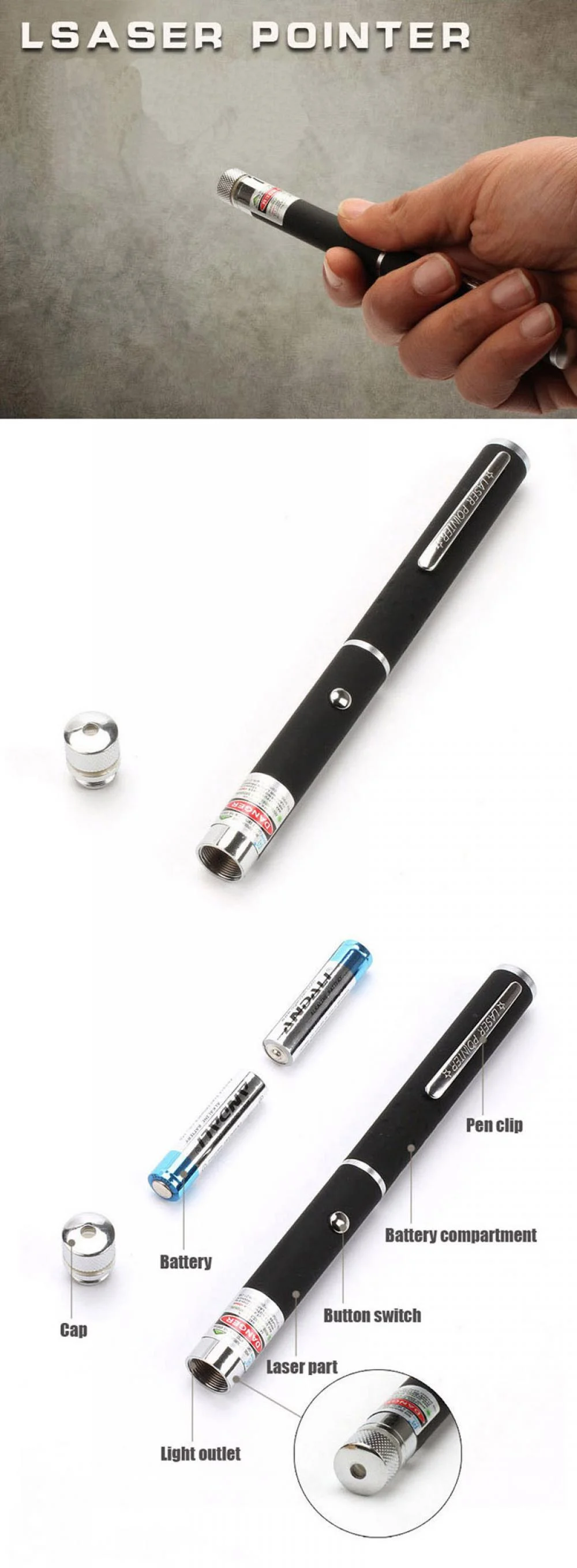High Power Red Laser Pen