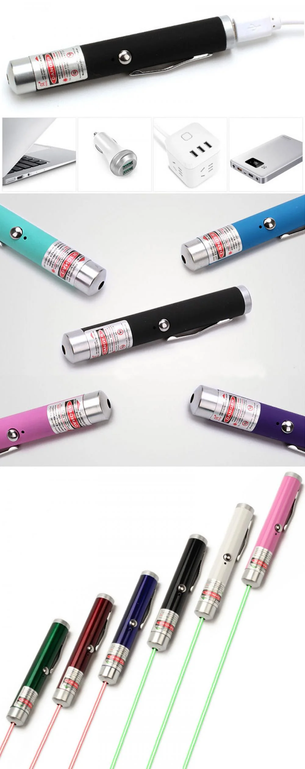 Mini USB Red Laser Pen