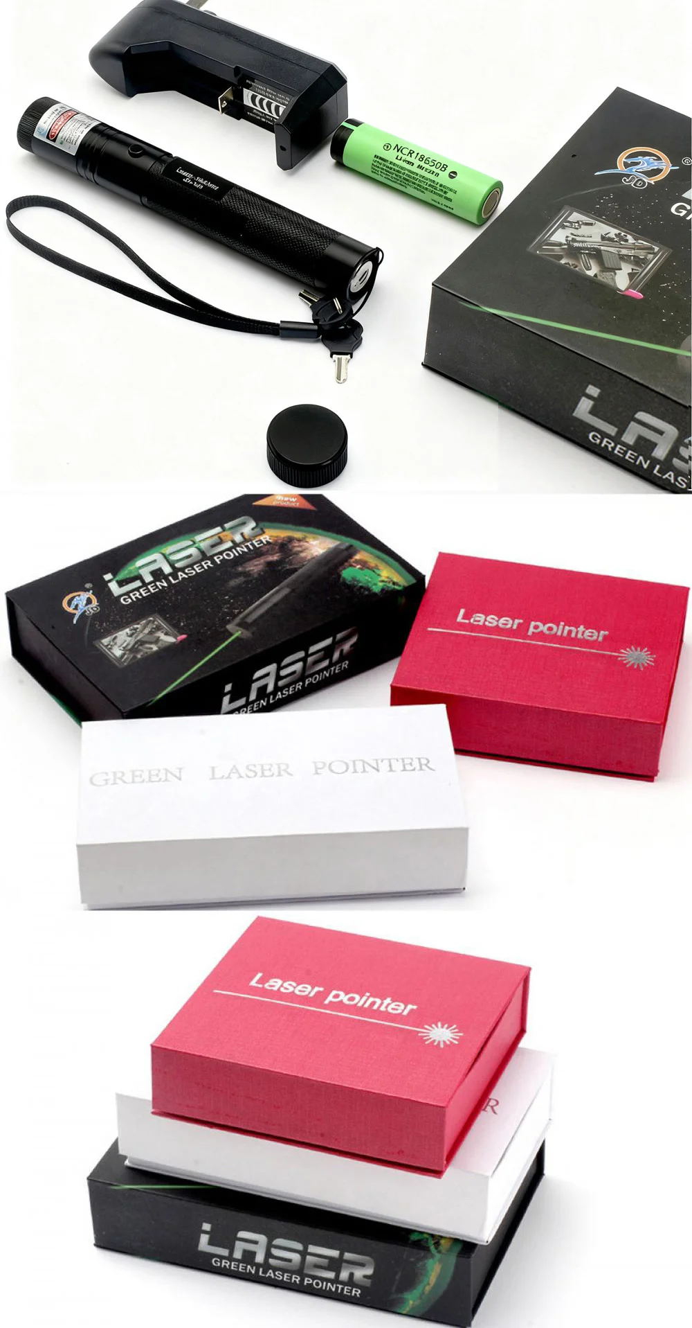 Red Laser Pointer with Battery