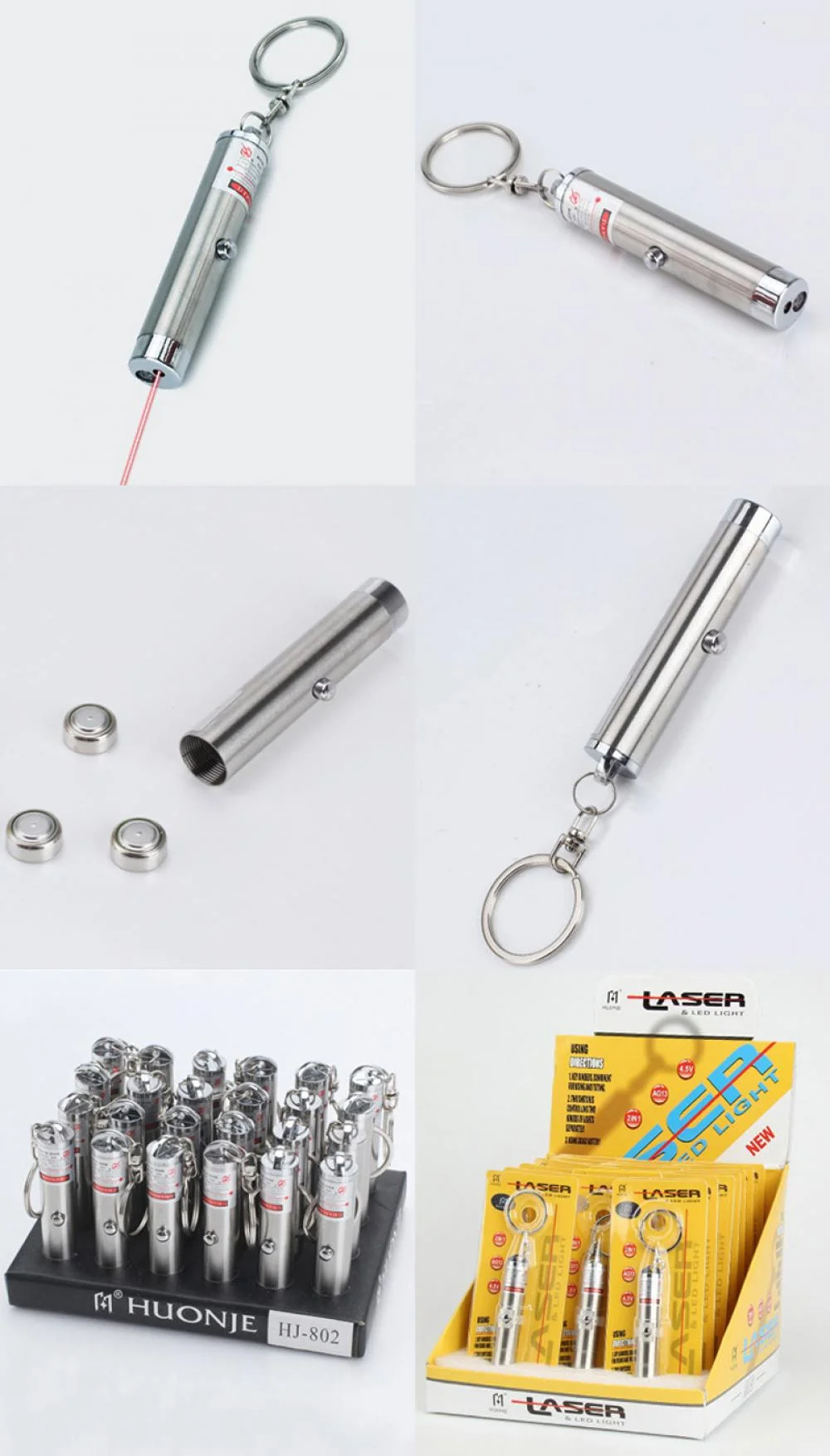 Cheap Flashlight with Red Laser