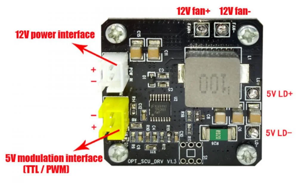 Powerful 445nm Laser Module