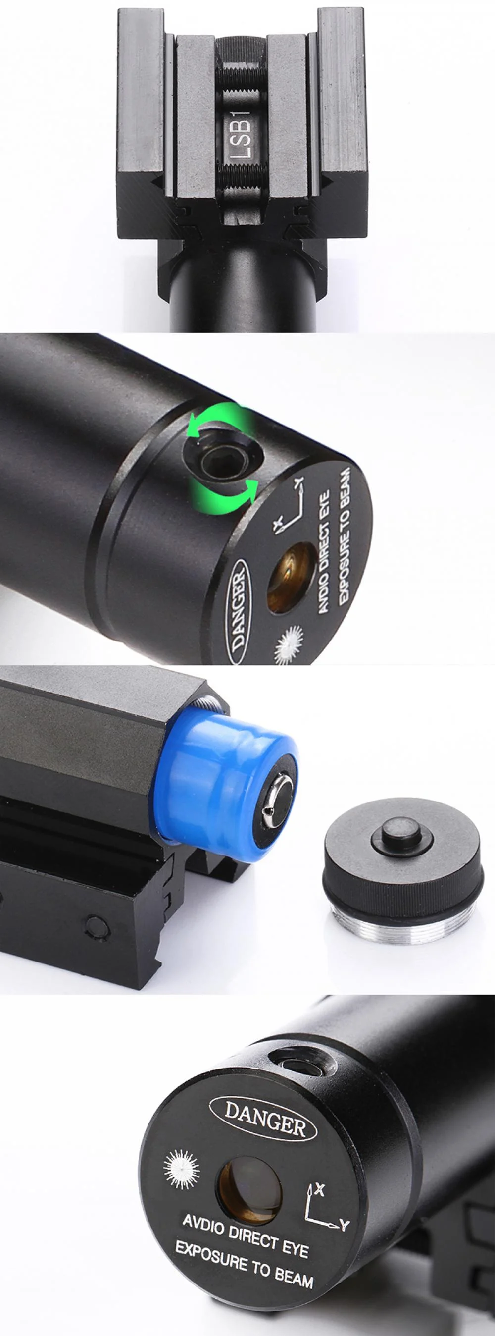 Adjustable Green Dot Laser Sight