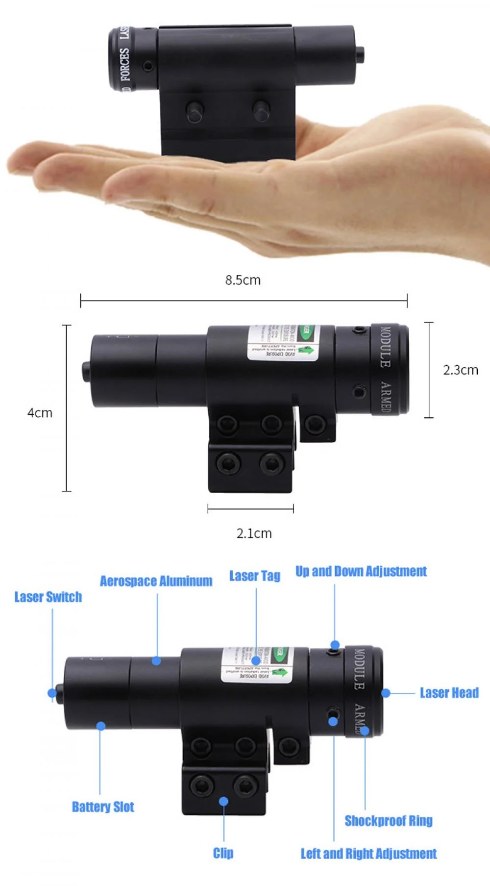 Green Laser Sight for Gun