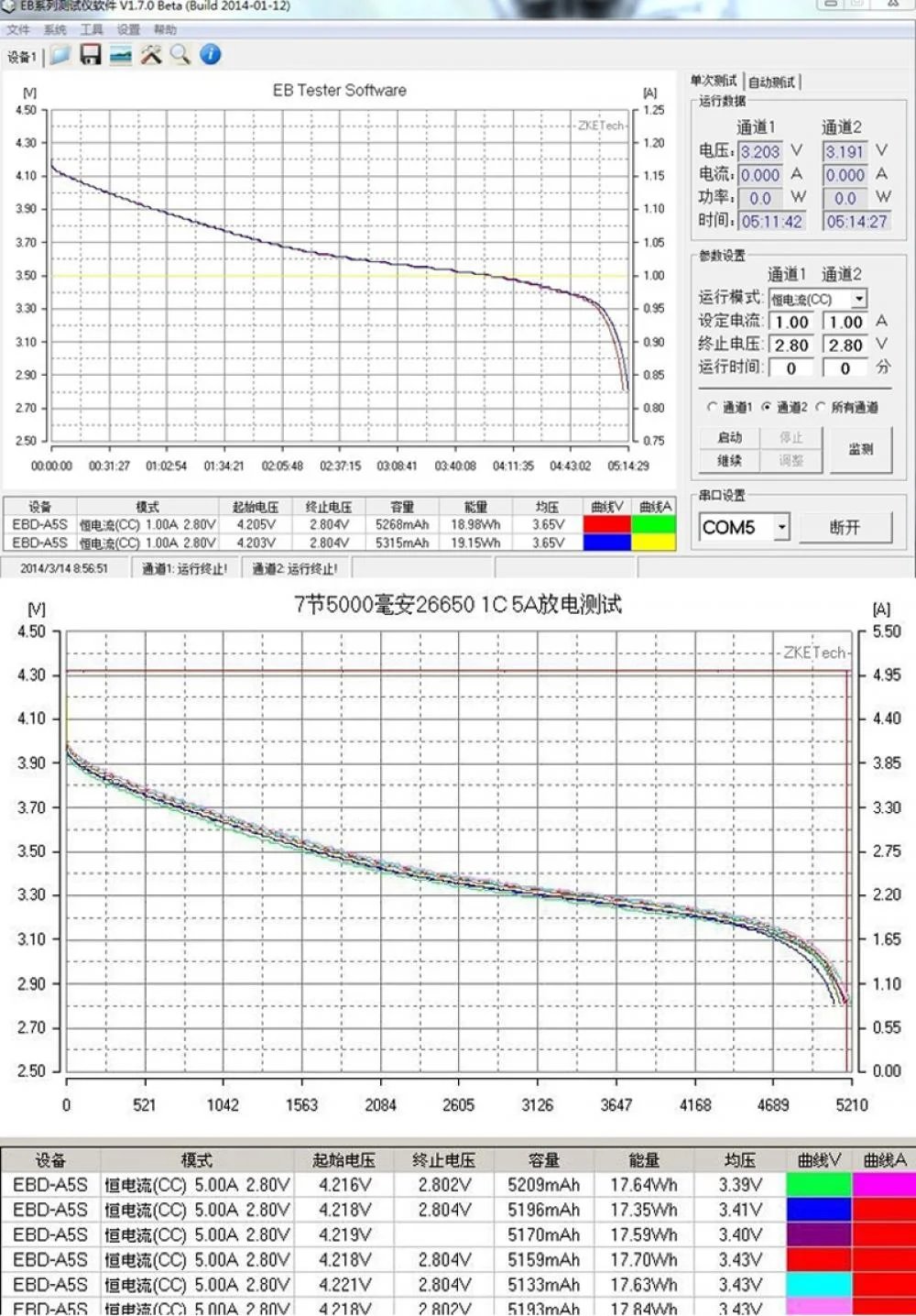 26650 5000mAh Battery