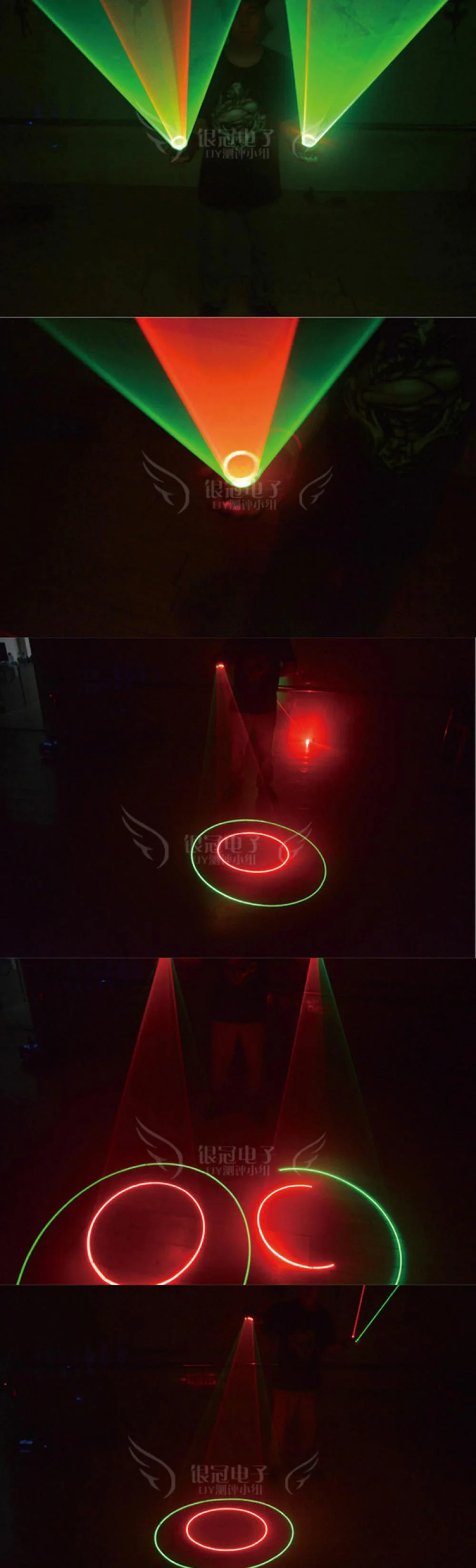 Vortex Laser Glove for Stage