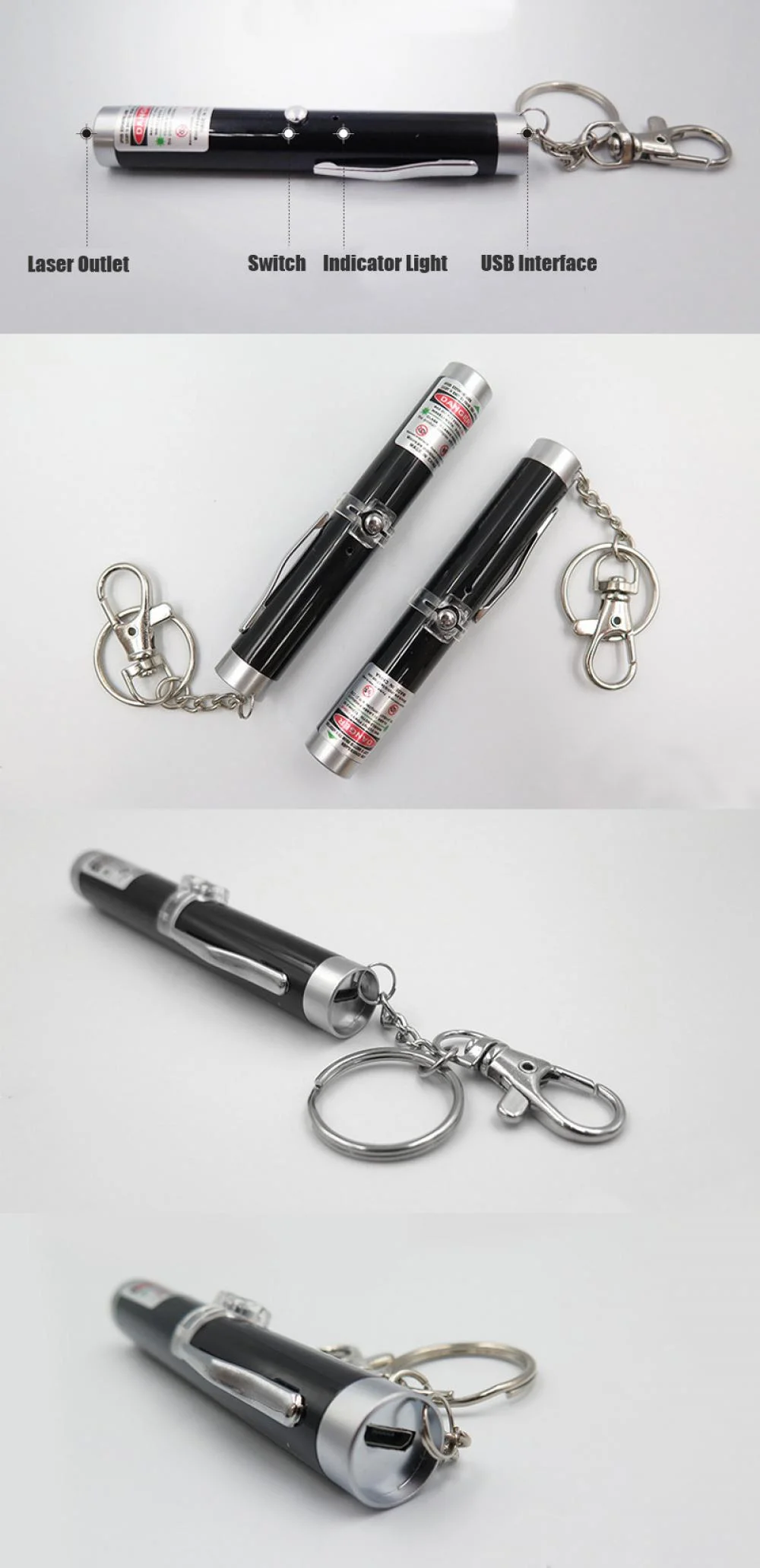 Mini USB Green Laser Pen