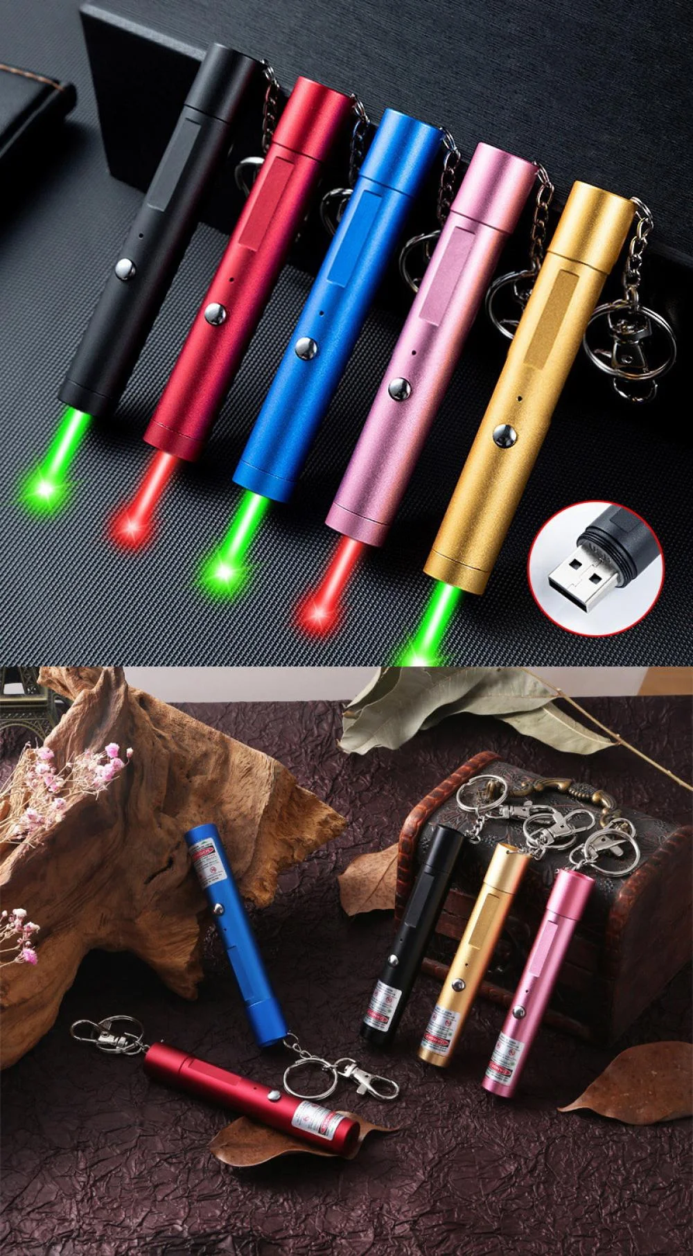 USB Green Laser Pointer