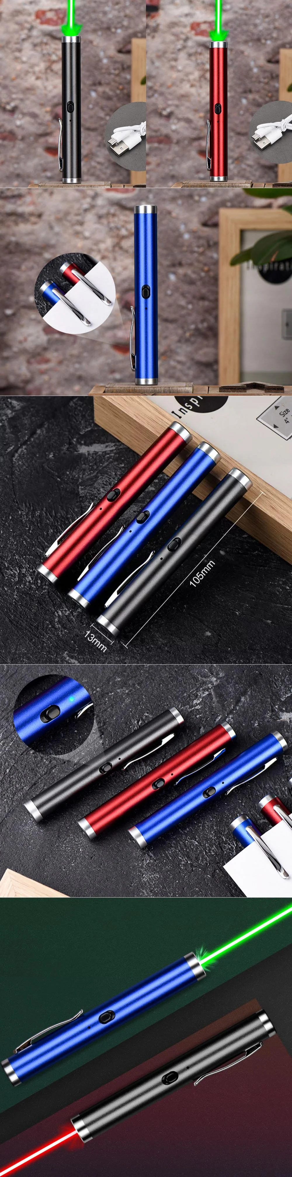 Cheap USB Green Laser Pen