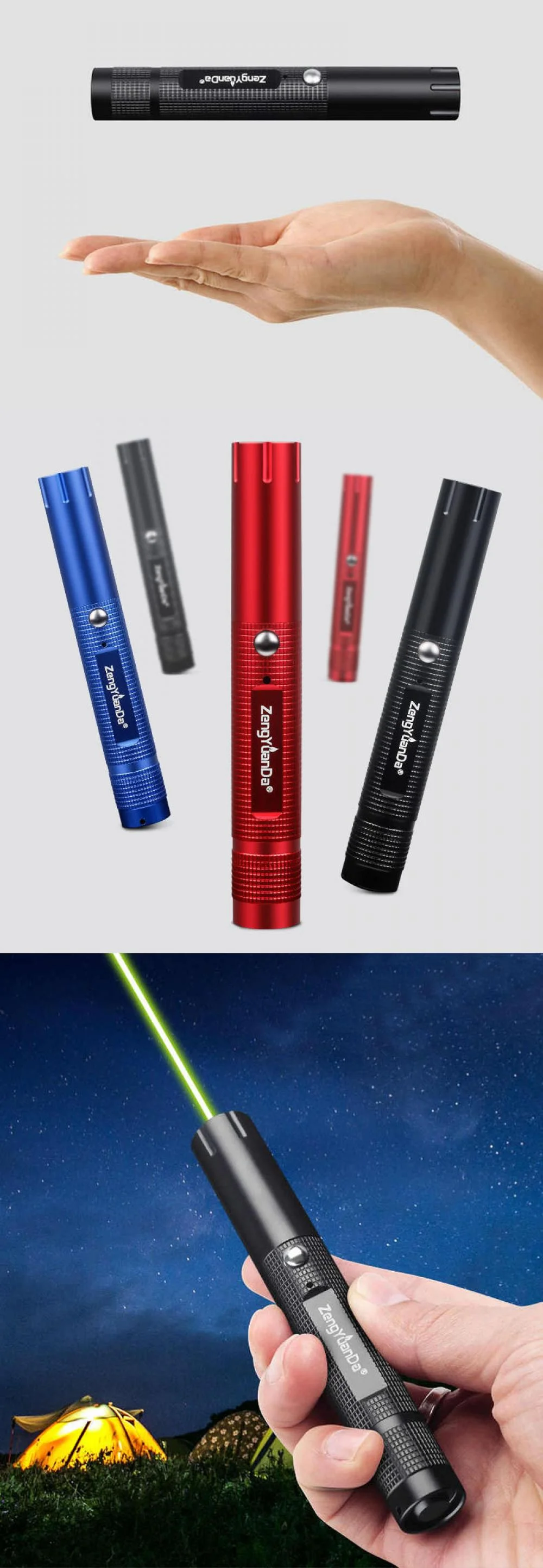 High Power Green Laser Pointer