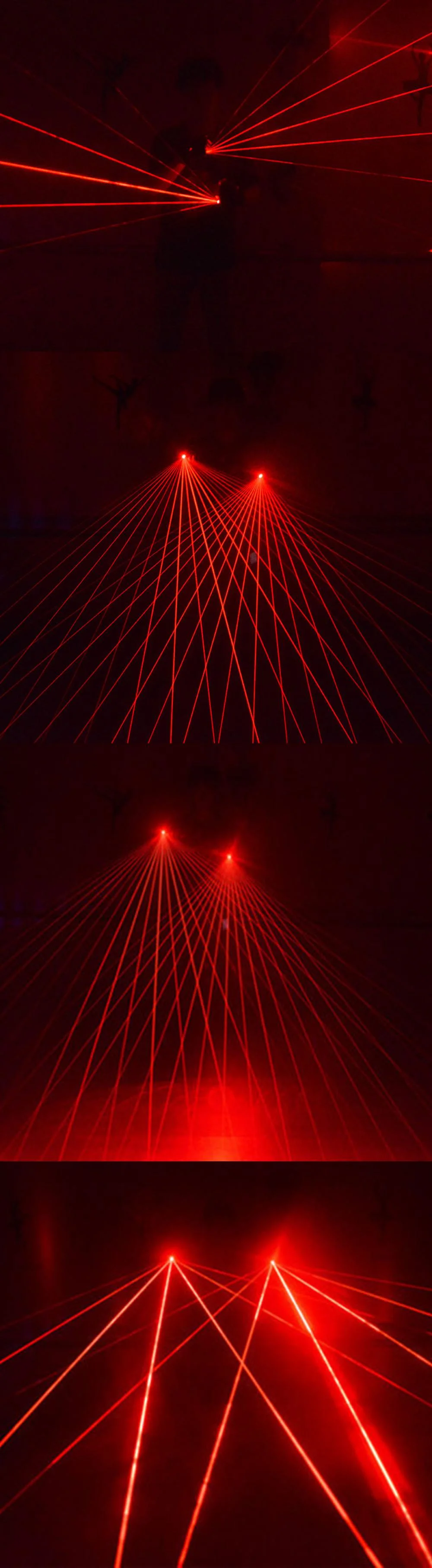 Red Laser Gloves