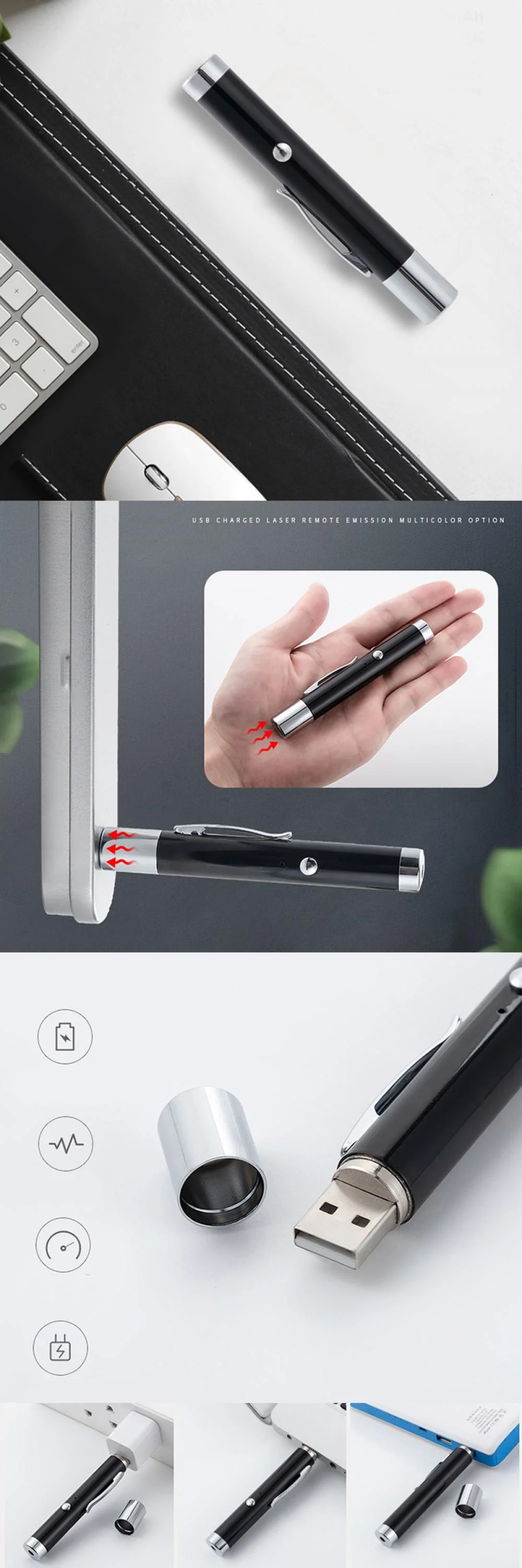 USB Blue Laser Pointer