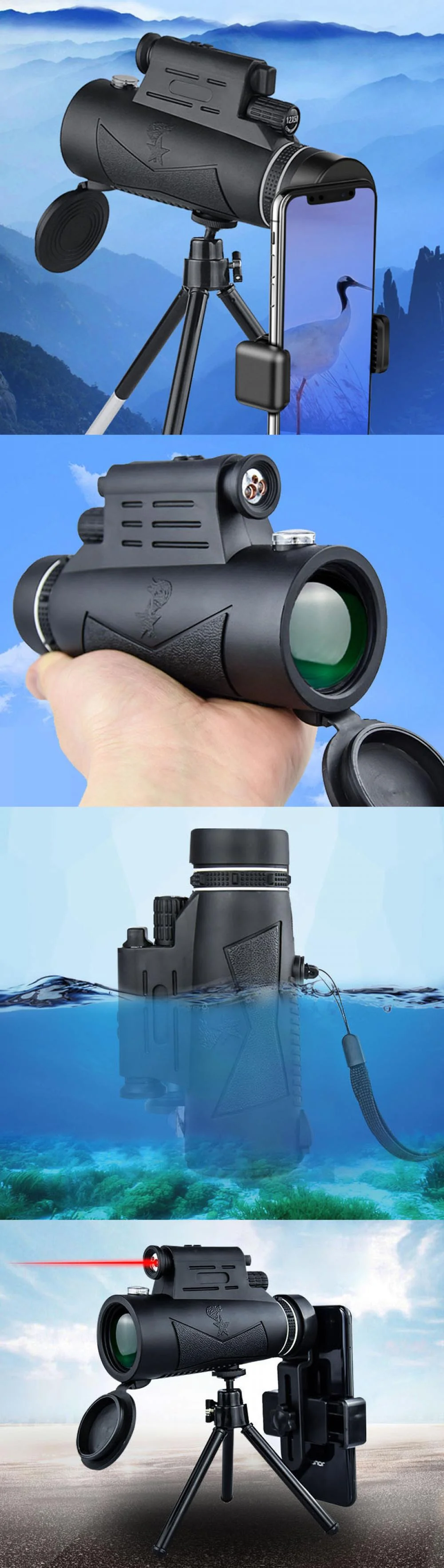 Telescope with Red Laser