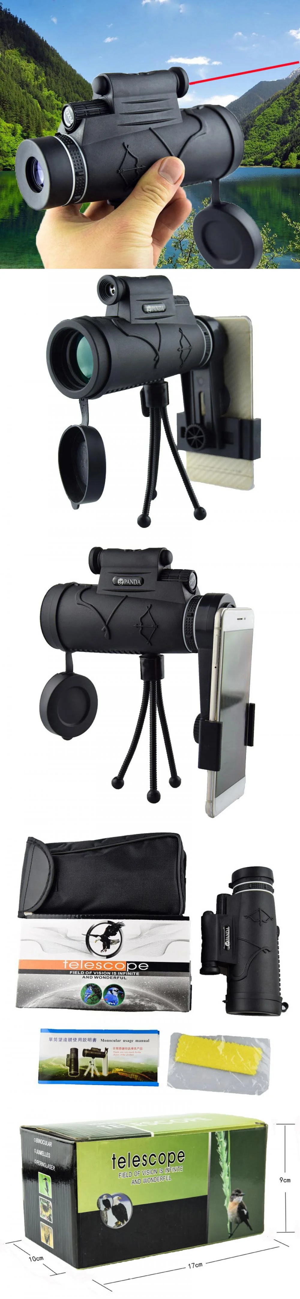 Telescope with Laser