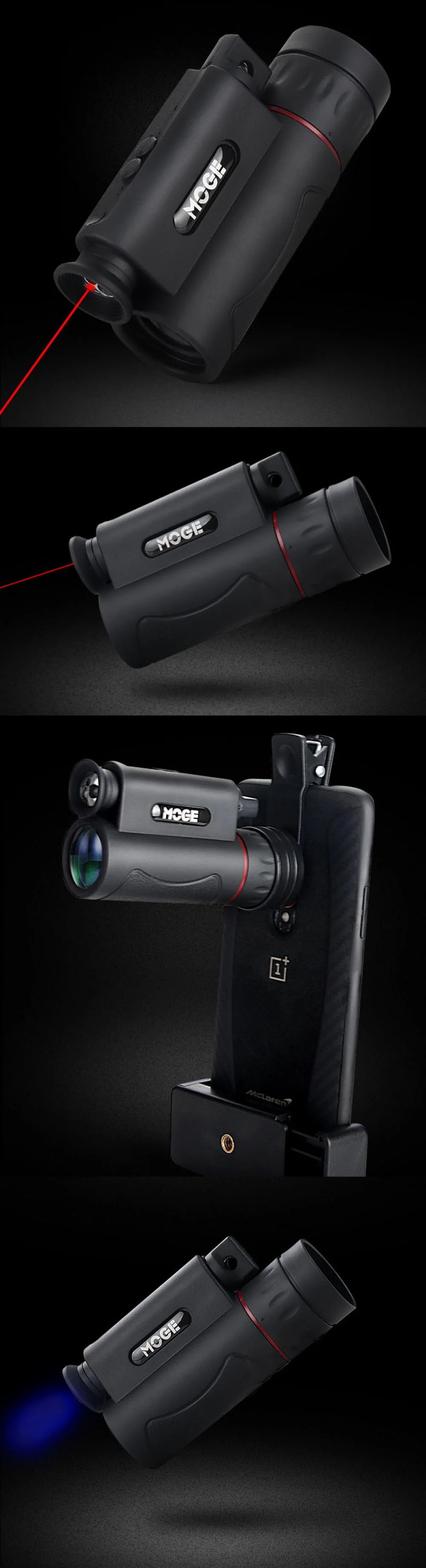 Telescope with Laser