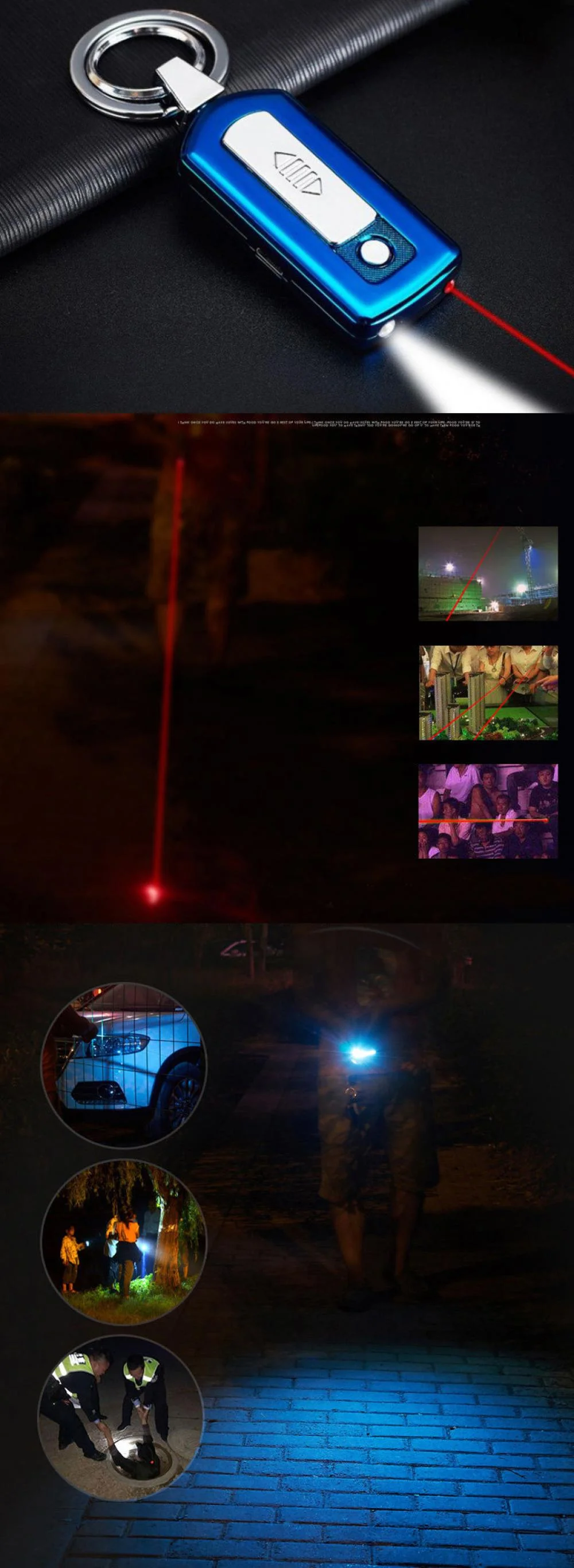 Cigarette Lighter with Laser