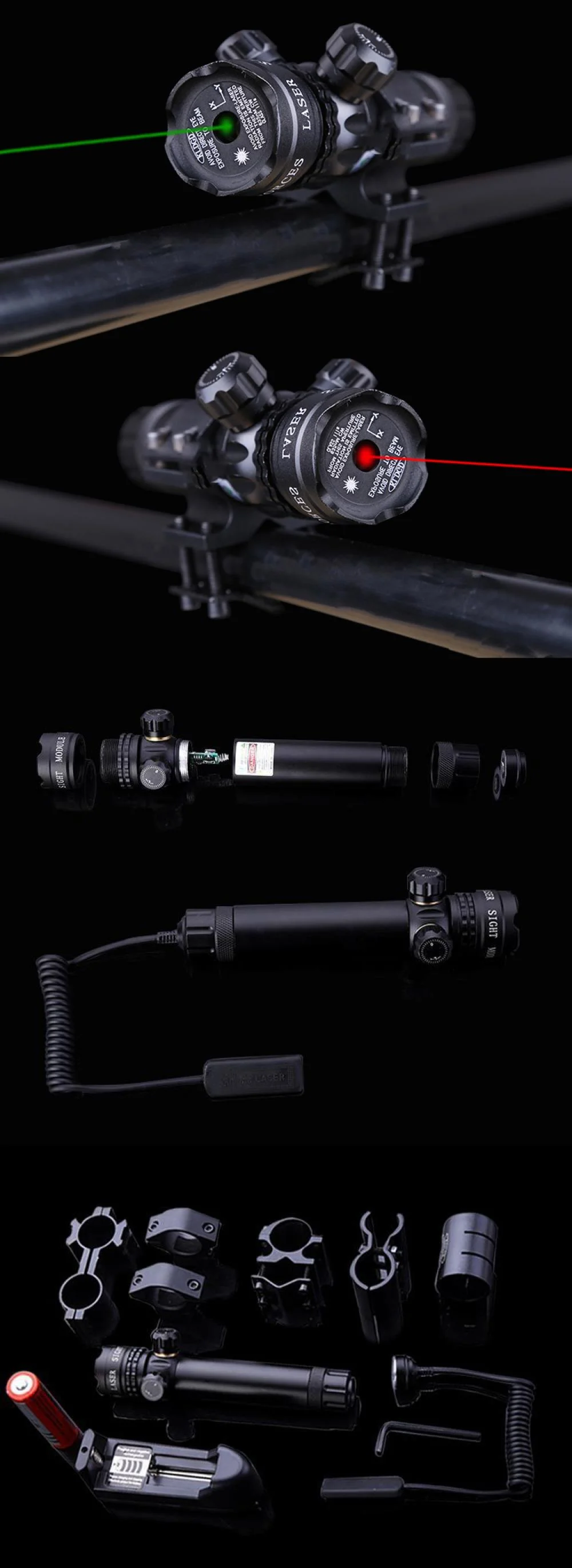 Green/Red Laser Sight