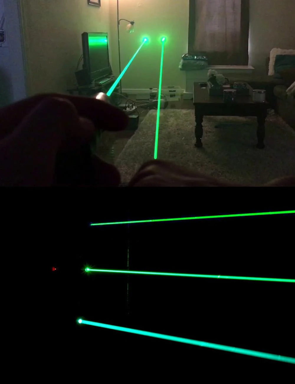 Powerful Green Laser Pointer 520nm/525nm