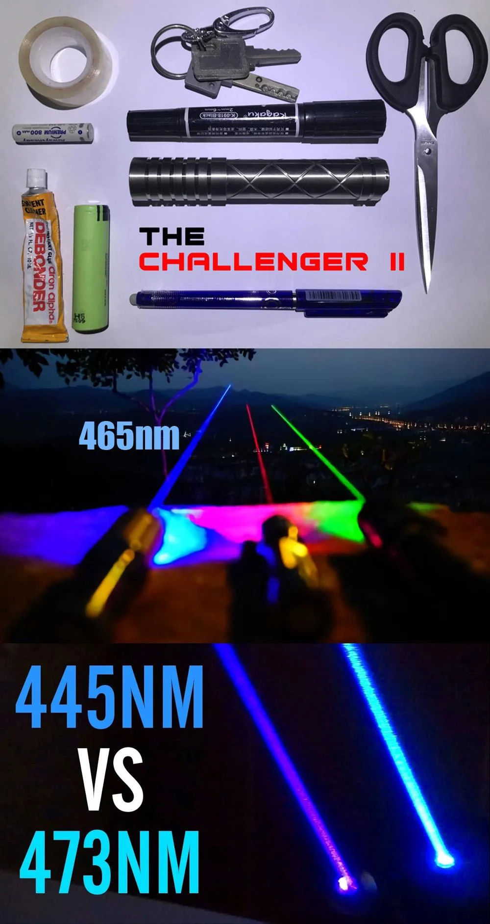 Sky-Blue Laser Pointer