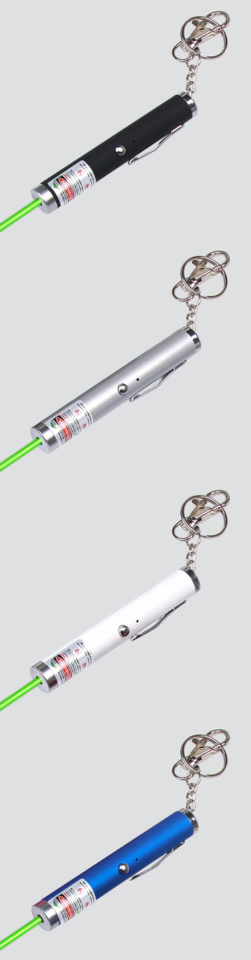 Green Laser Pen with Keychain