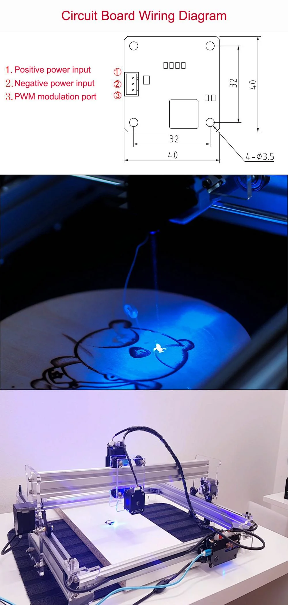 Powerful Engraving Laser Module