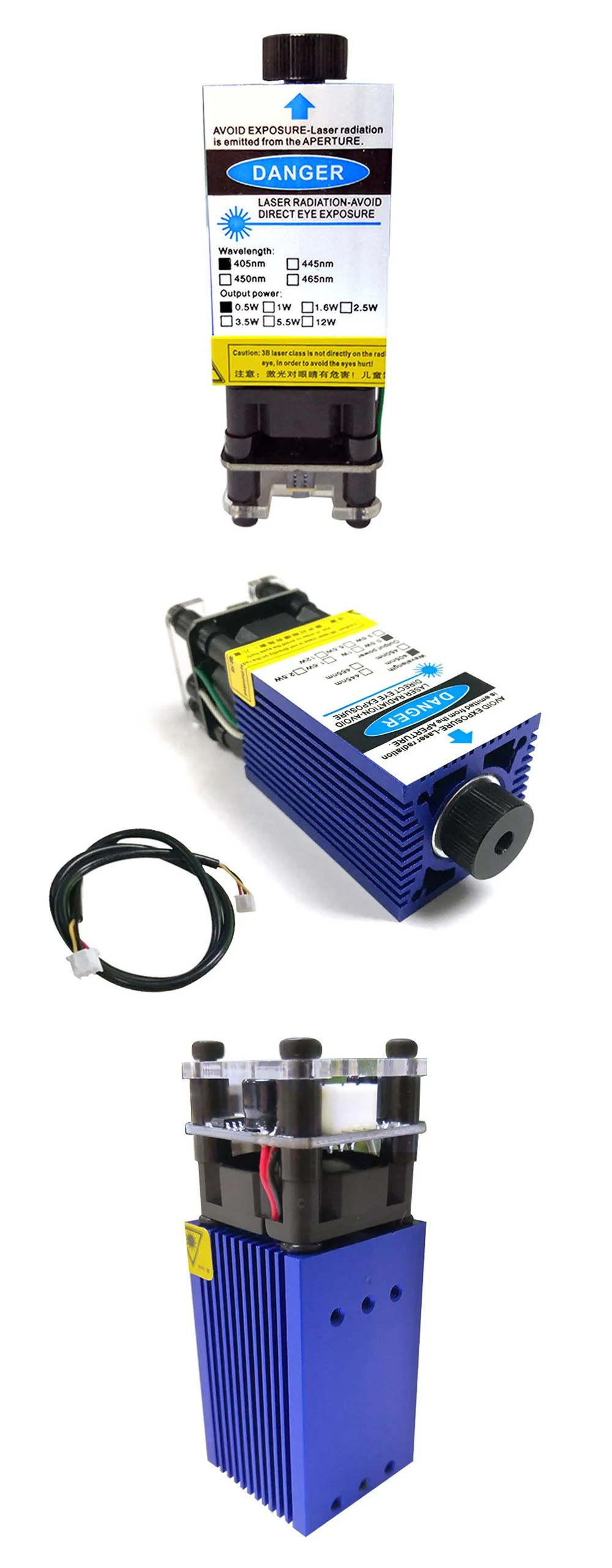 Laser Module 405nm 500mW