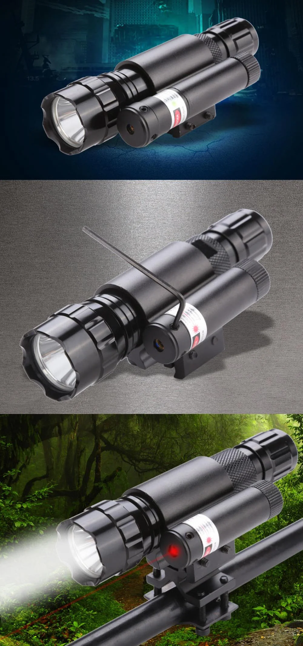 Laser Sight with Tactical Light