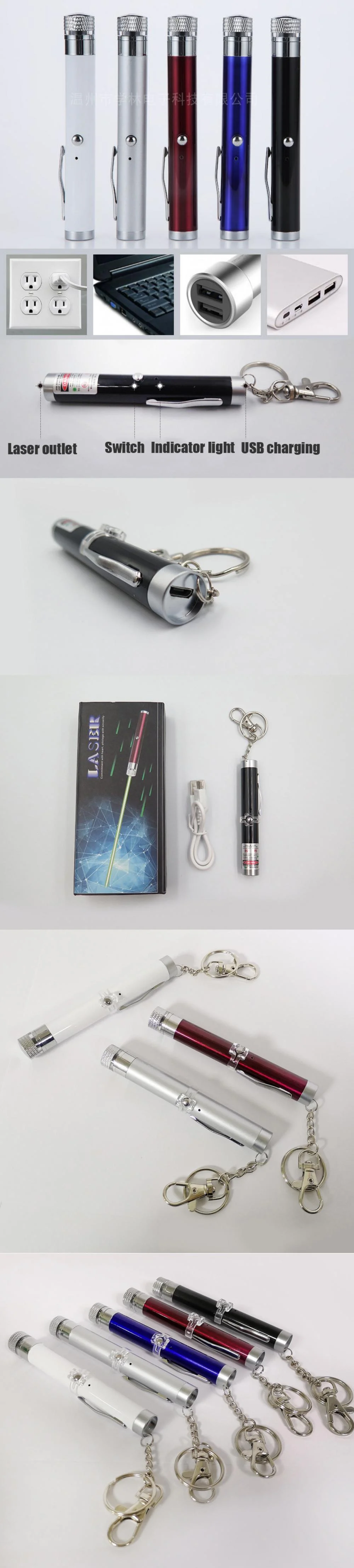 Green Laser Pen with Pattern Cap