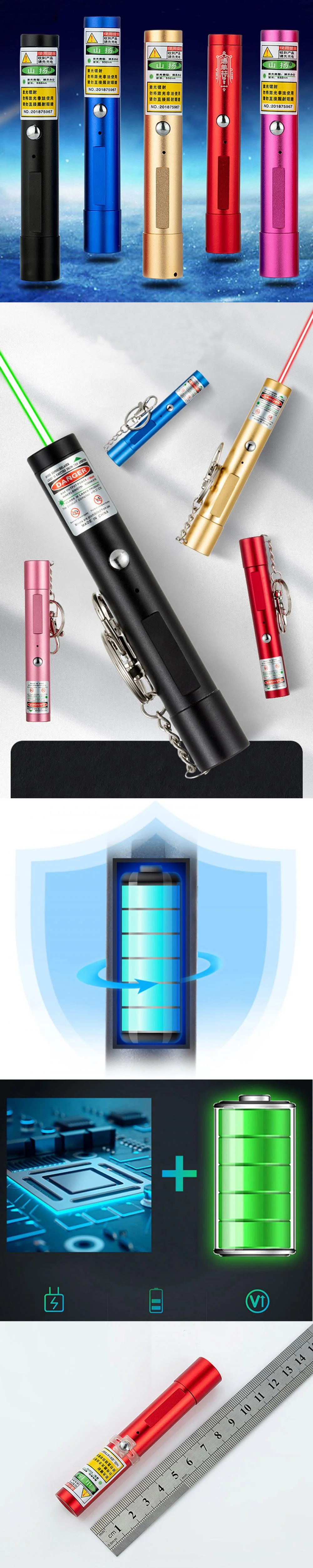 Long-Distance Green Laser Pointer