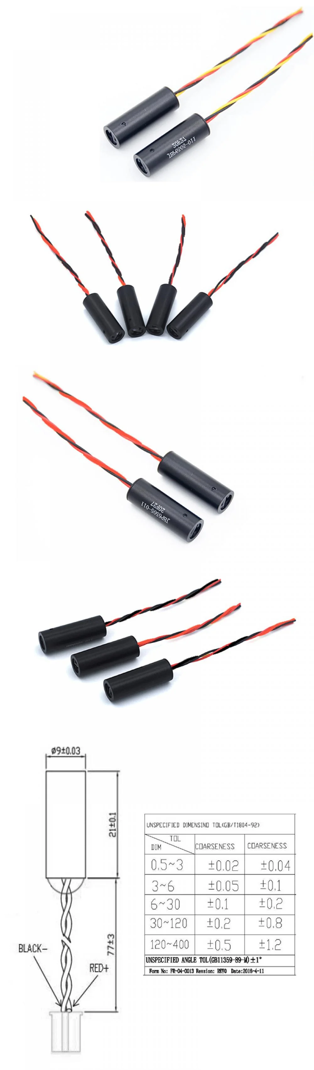 High-Precision Line Red Laser Module