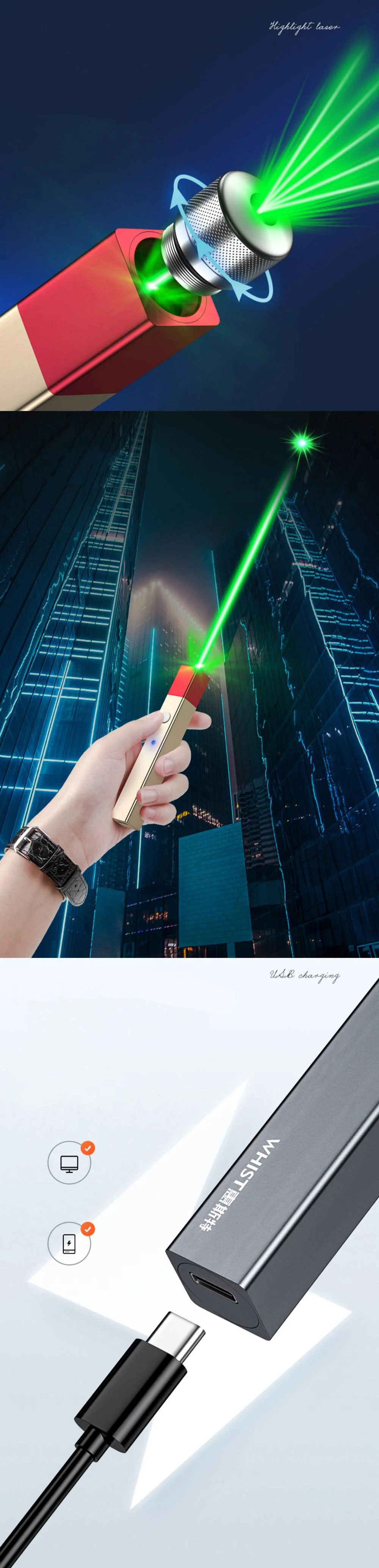 Green Laser Pointer for Astronomy