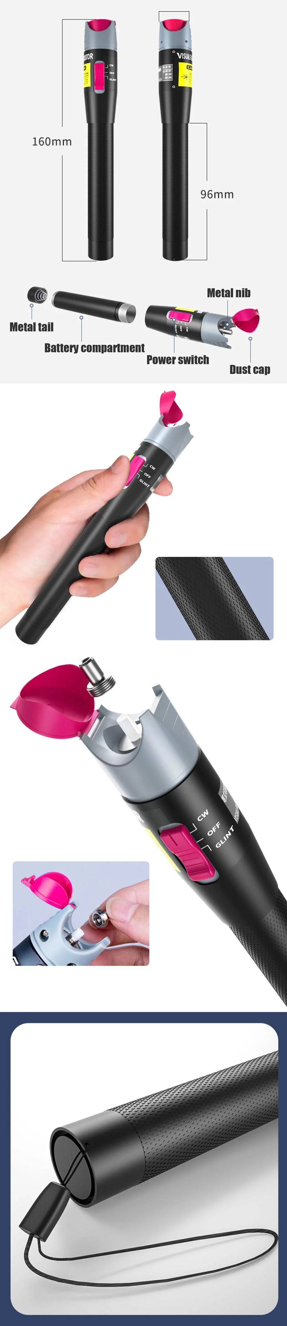 Laser Pointer Fiber Tester 5km-30km