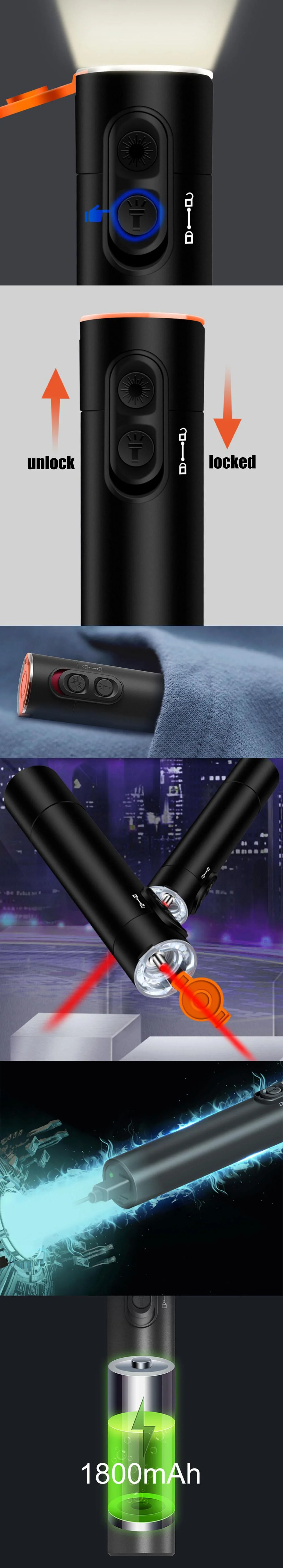 Long-Distance Fiber Optic Laser Pointer
