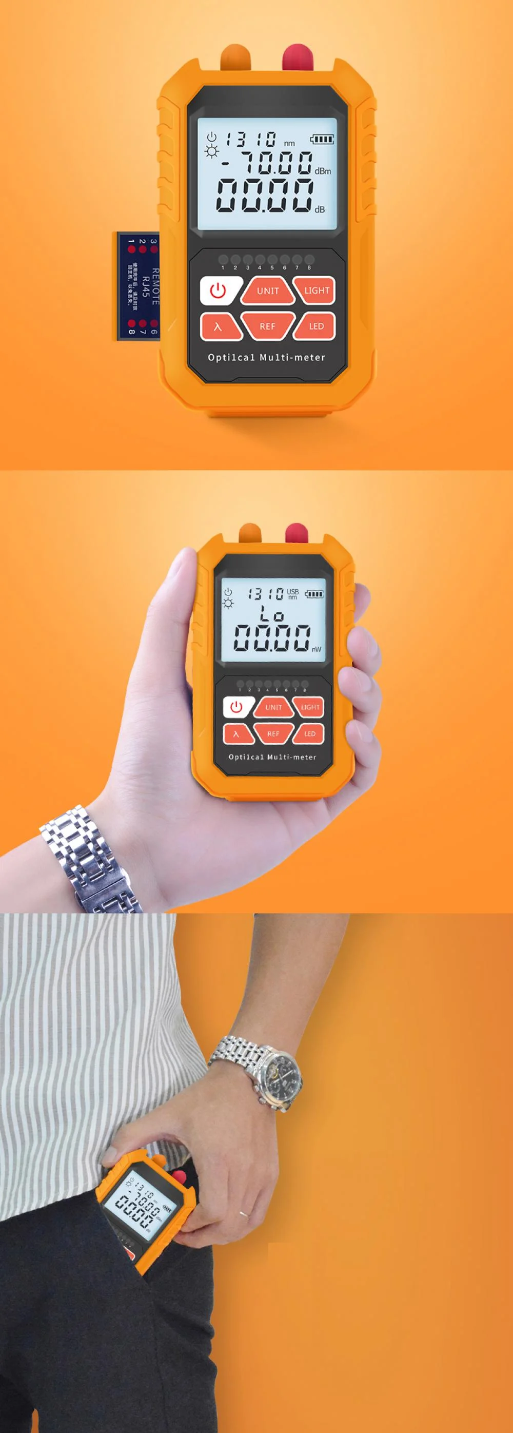 Fiber Optic Laser Tester with Optical Power Meter