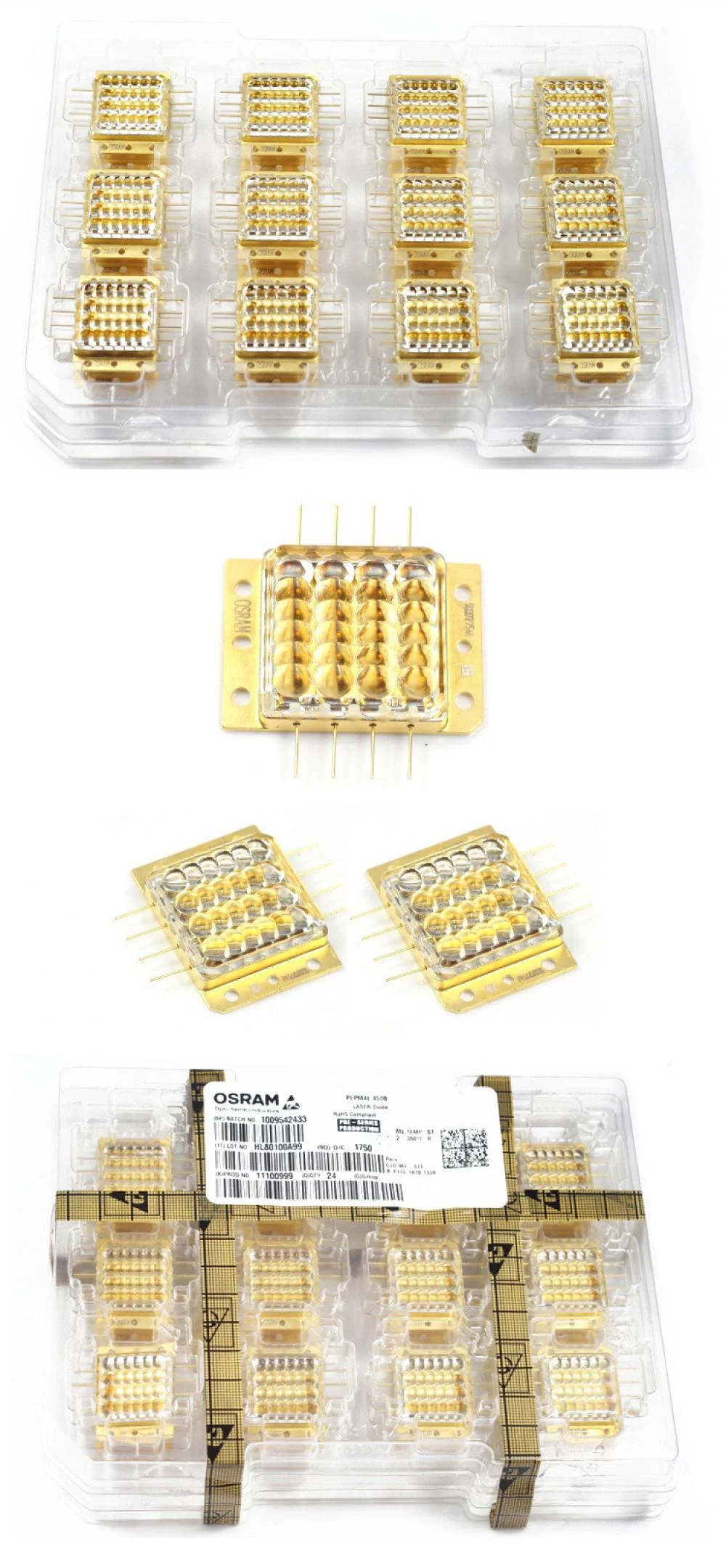 Integrated Laser Diodes 450nm 80W