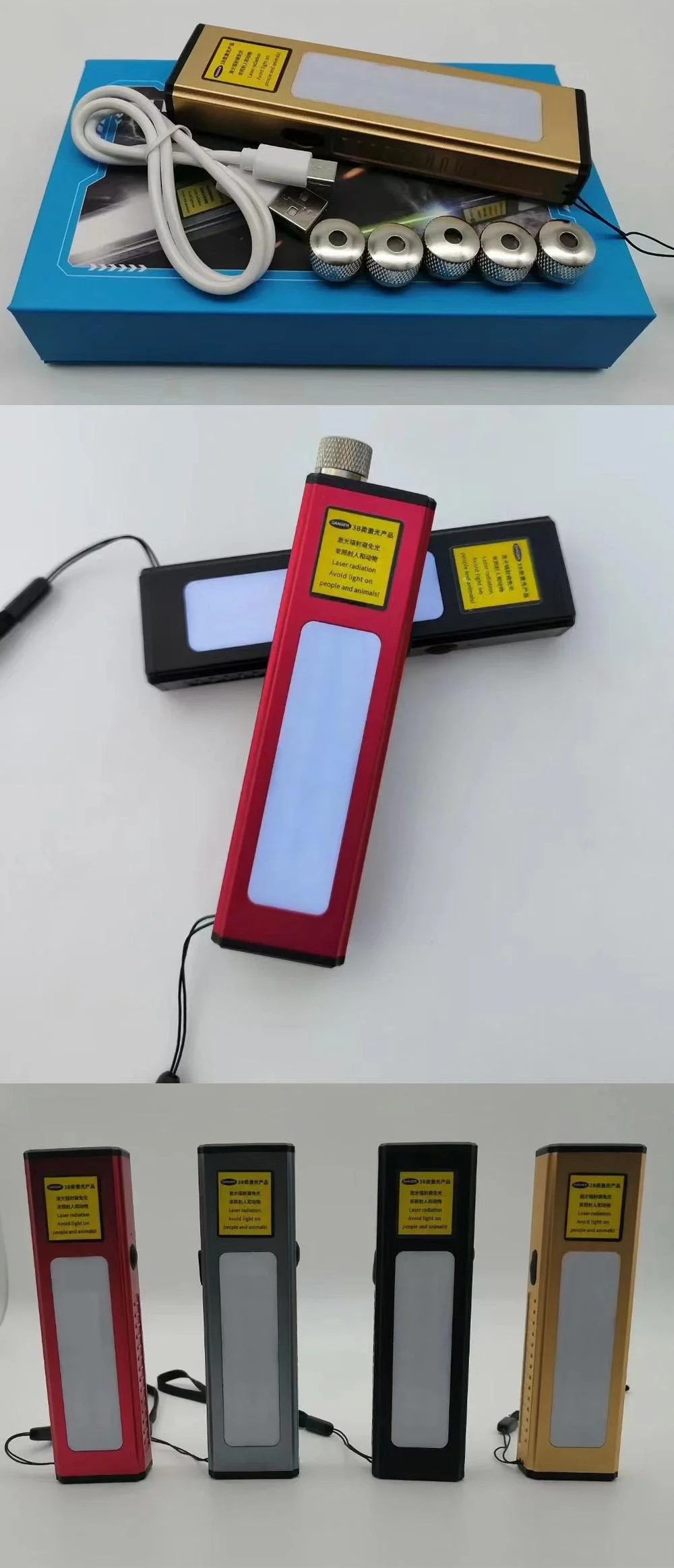 Laser Pointer with LED Flashlight