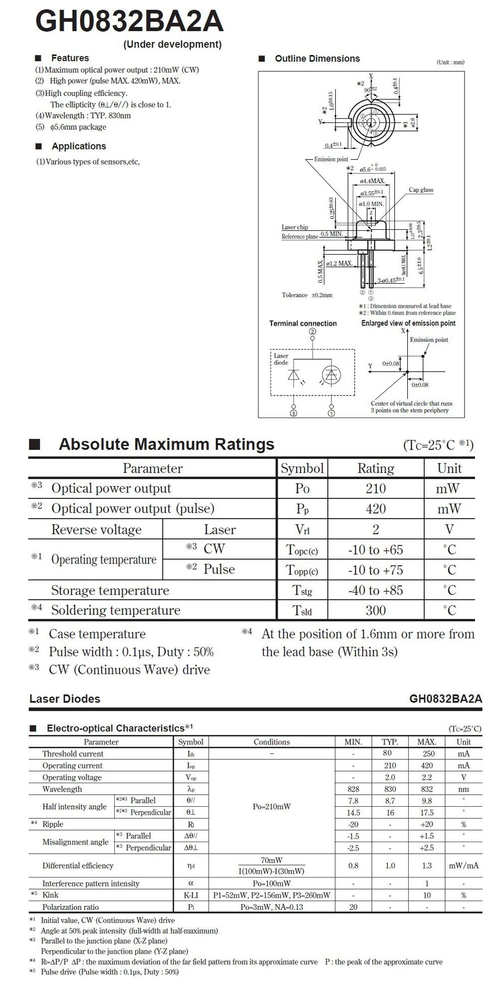 NIR Laser Diode
