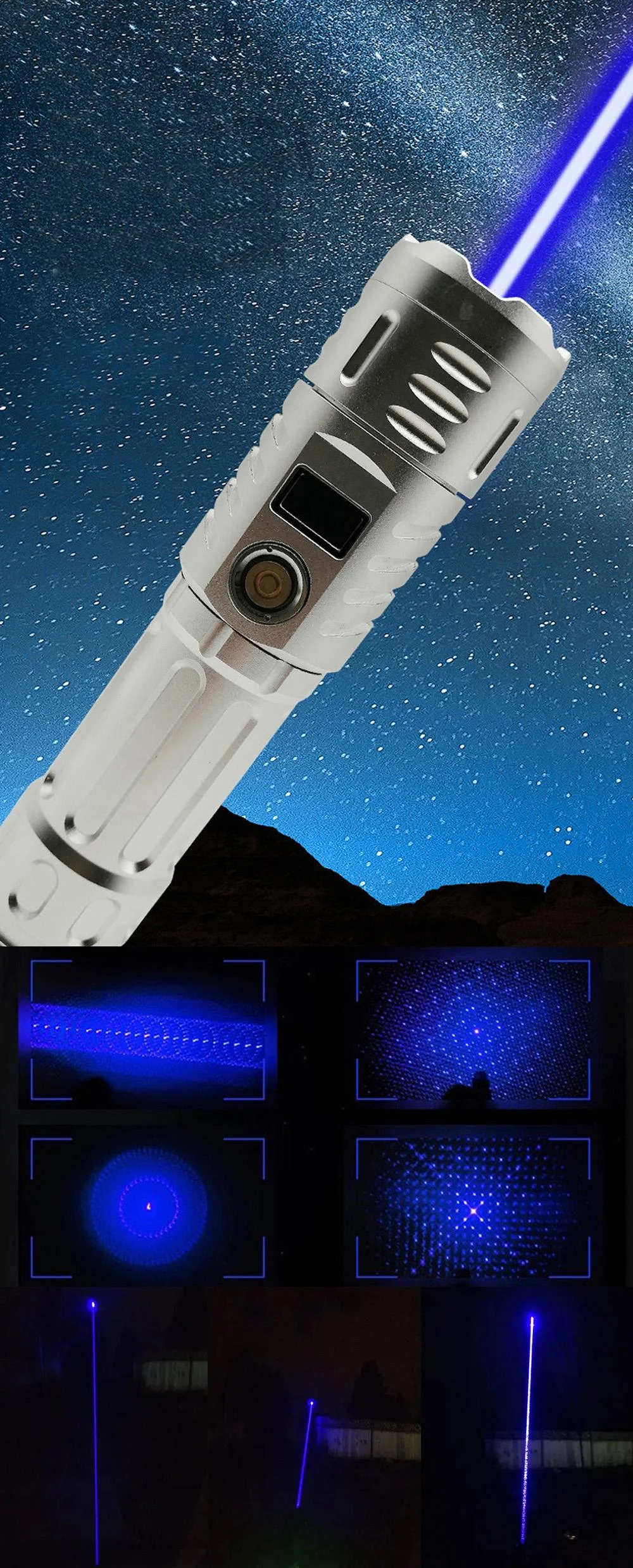 Super Powerful USB Blue Laser Pointer