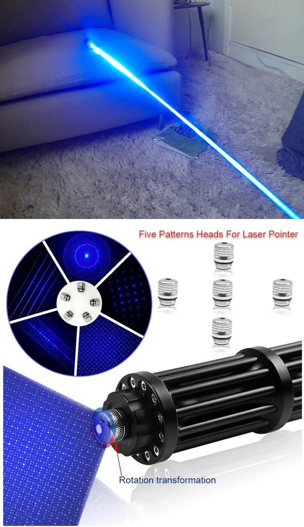 Super Powerful Blue Laser