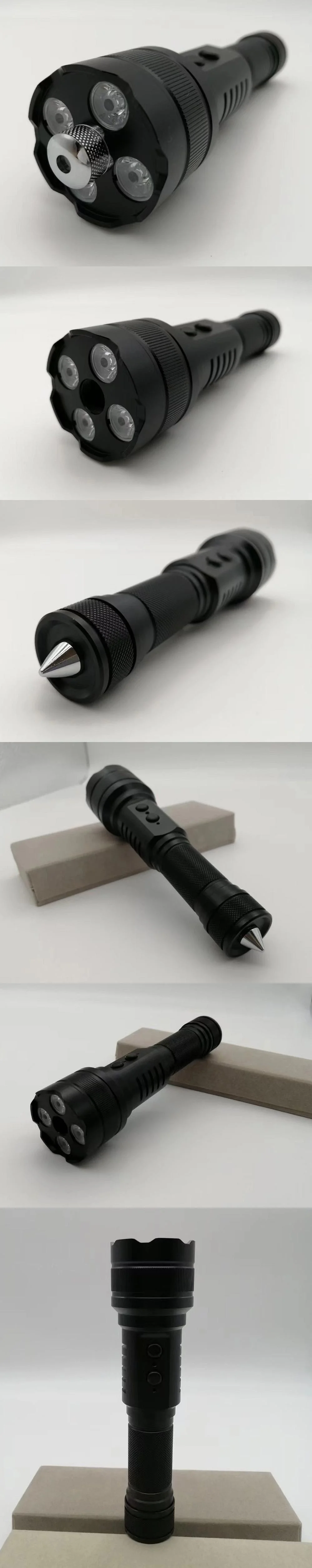 LED Flashlight with Green Laser
