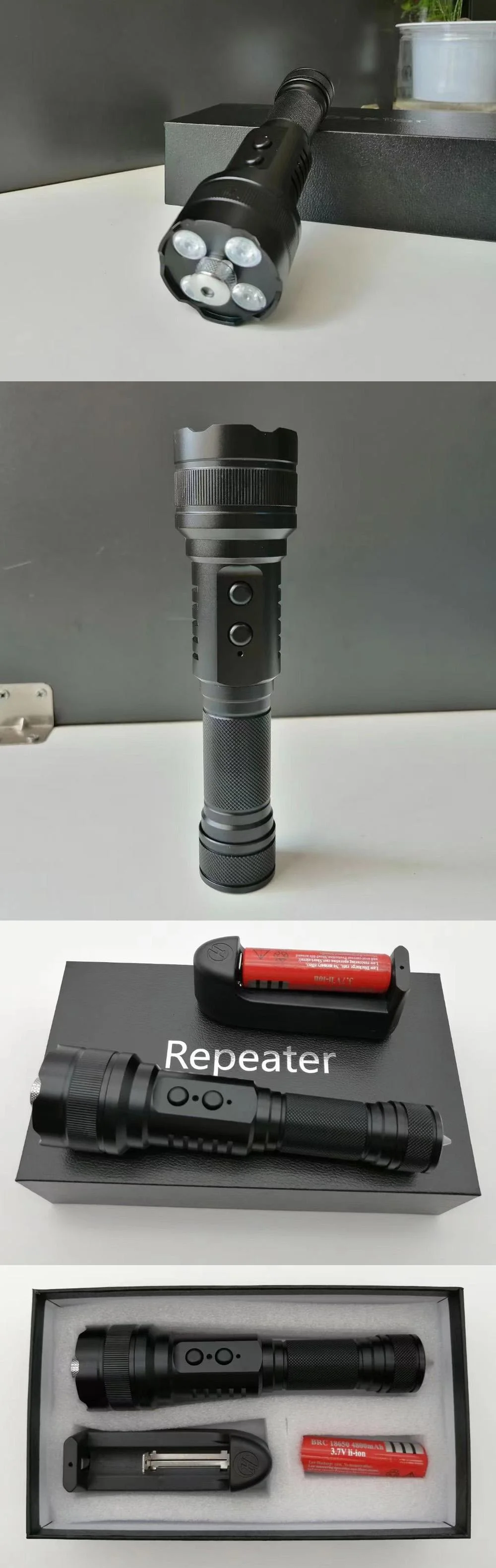 LED Flashlight with Laser