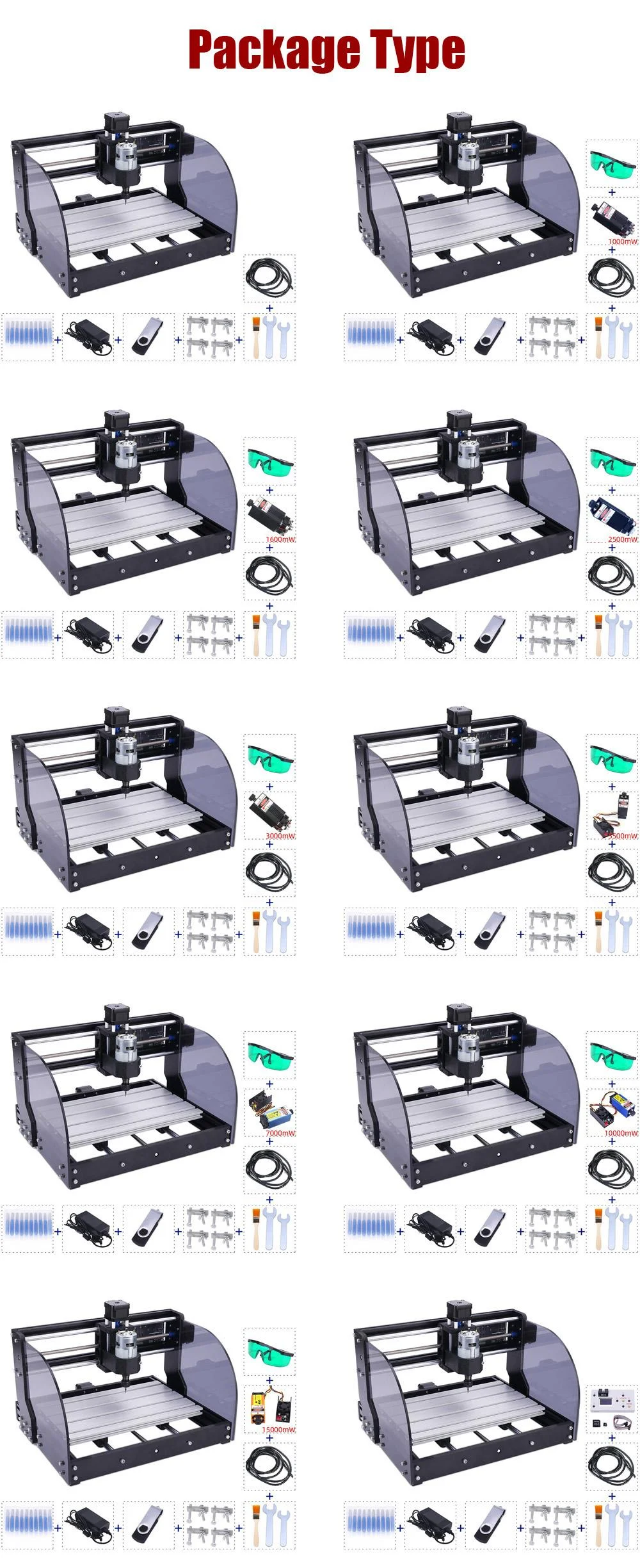 3-Axis CNC Laser Engraving Machine
