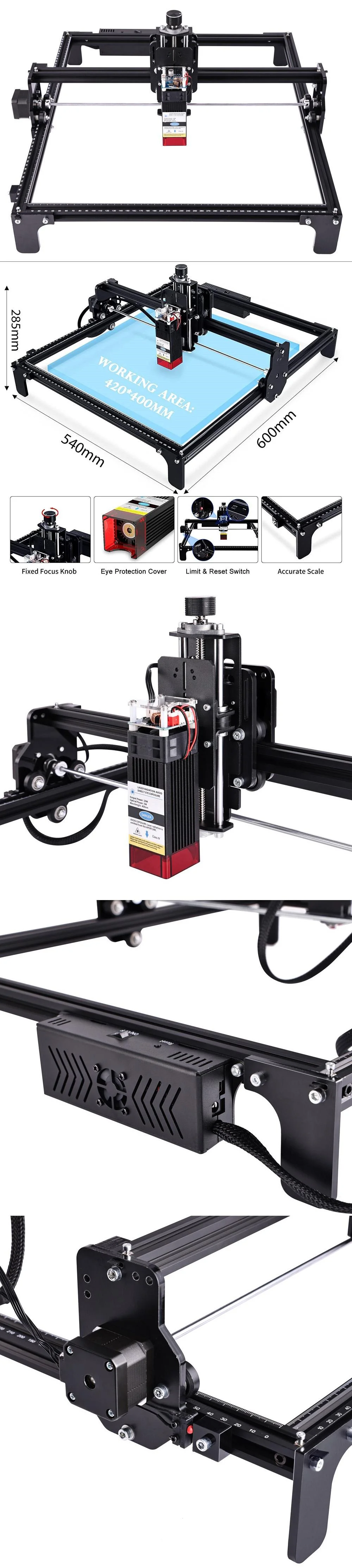 2-Axis High-Power Laser Engraver