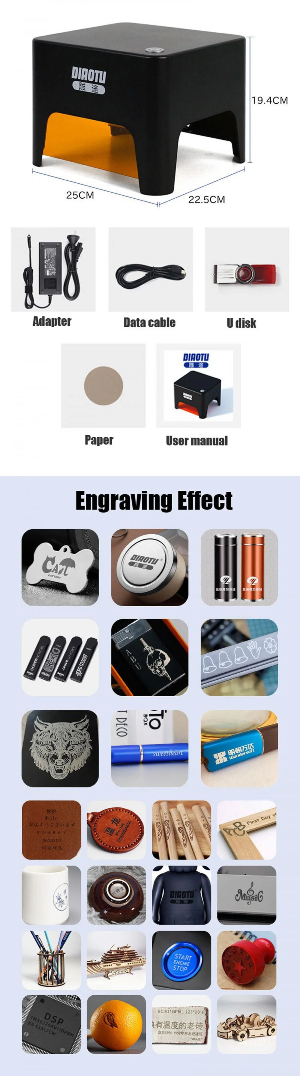 Laser Engraving Machine for Home Use